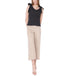Women's Tie-Shoulder Ribbed Knit Sleeveless Top